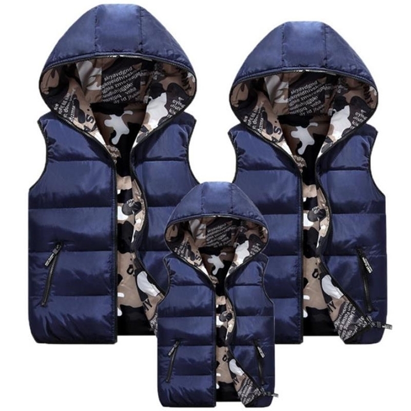 Family Matching Outfits Camouflage Child Waistcoat Cotton Girls Boys Vest Kids Jacket Children Outerwear For 100-185cm 201106, Black
Family Matching Outfits Camouflage Child Waistcoat Cotton Girls Boys Vest Kids Jacket Children Outerwear For 100-185cm 201106, Black