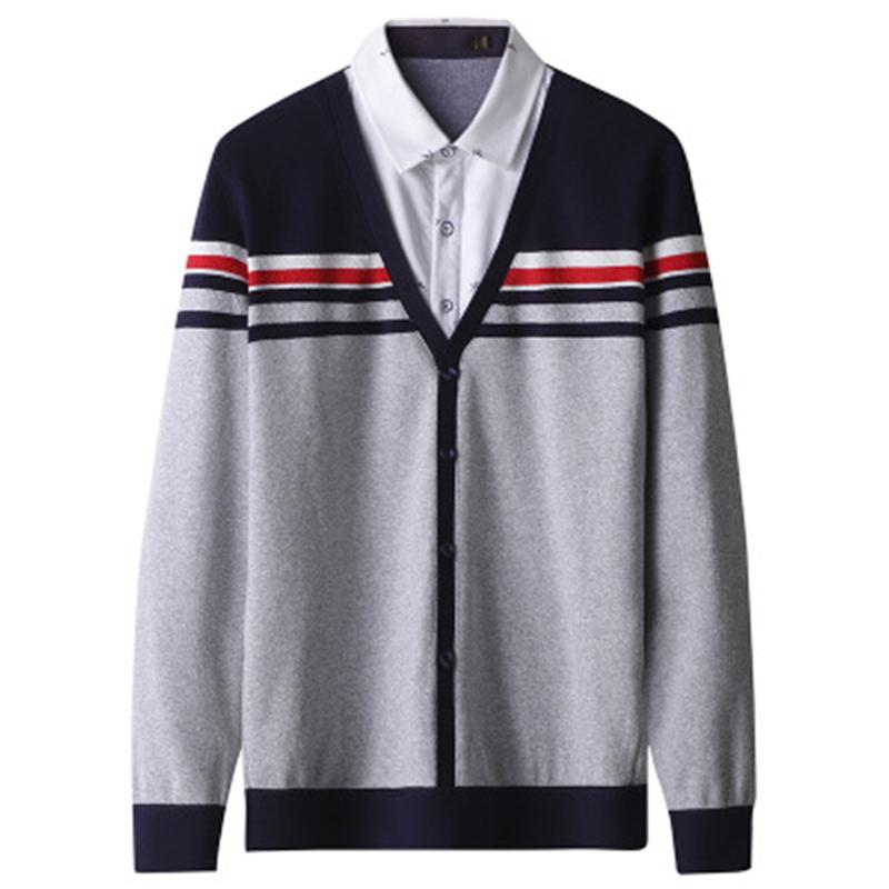 Mens Patch Design Pullovers Casual Warm Unique Shirt Neck Slim Fit Sweater Men Male New Winter Pullover Tops Fake 2 PCS, Same as image 
Mens Patch Design Pullovers Casual Warm Unique Shirt Neck Slim Fit Sweater Men Male New Winter Pullover Tops Fake 2 PCS, Same as image