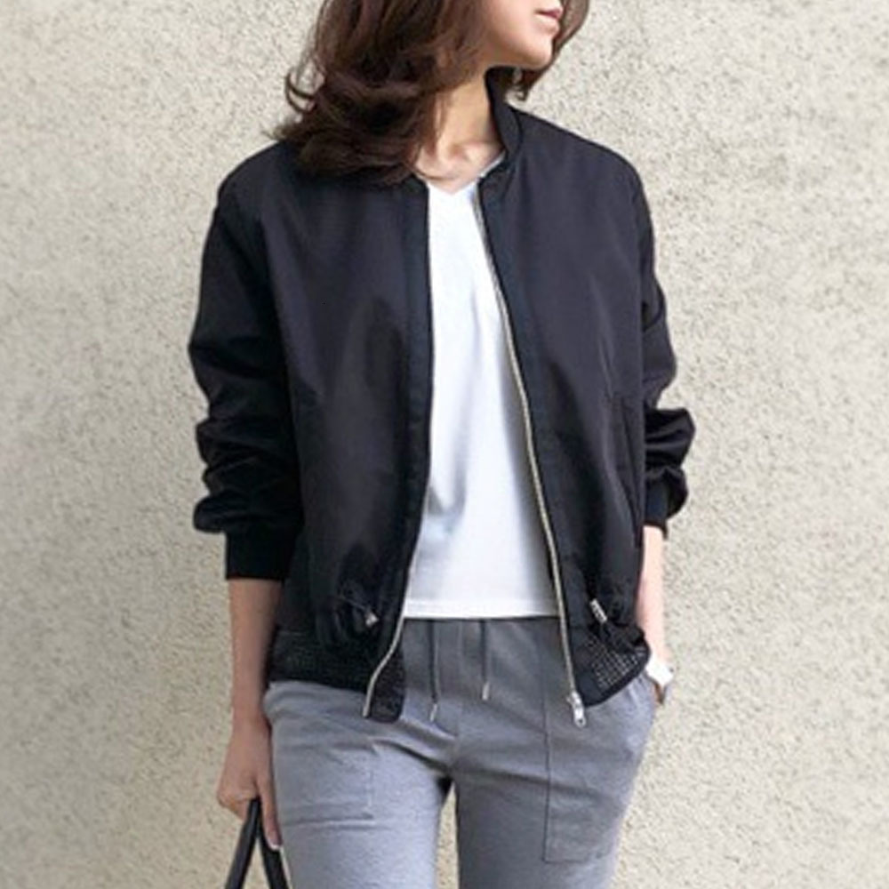 2021 New Patchwork Coat Zipper Up Jacket Korean Style Ladies Autumn Outwear Coats Women Clothing Long Sleeve NJCT, Black
2021 New Patchwork Coat Zipper Up Jacket Korean Style Ladies Autumn Outwear Coats Women Clothing Long Sleeve NJCT, Black