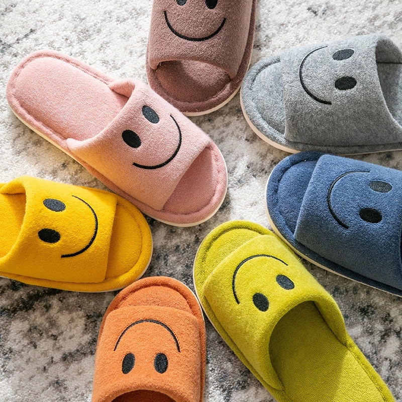 Candy Color Funny Smiley Home Women Cotton Slippers Spring Autumn Bedroom Ladies Flat Shoes Comfortable House Couples Slippers #xu8F, Black
Candy Color Funny Smiley Home Women Cotton Slippers Spring Autumn Bedroom Ladies Flat Shoes Comfortable House Couples Slippers #xu8F, Black