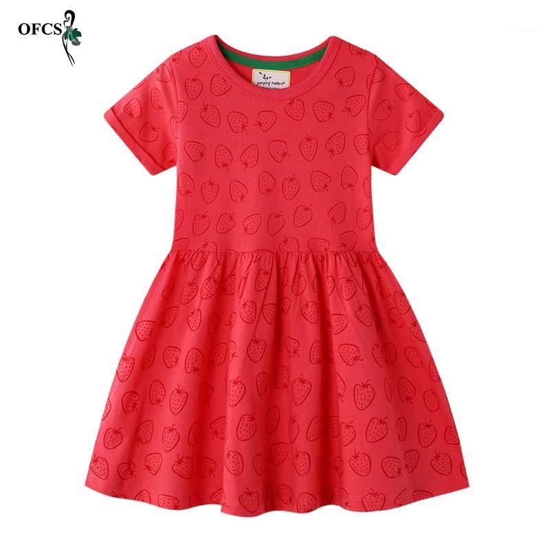 Children Dresses Kids Elegant Cotton Dress Baby Girl Short Sleeve Strawberry Printing Dress 2 3 4 5 6 7 Years Children Clothes1, Blue
Children Dresses Kids Elegant Cotton Dress Baby Girl Short Sleeve Strawberry Printing Dress 2 3 4 5 6 7 Years Children Clothes1, Blue