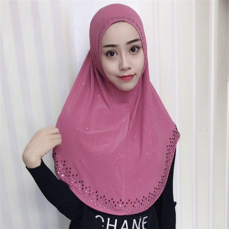 Muslim Headscarves Ready To Wear Hijab Instant Rhinestone Al-amira Muslima Shawl Islamic Headband Headwarp 200930
Muslim Headscarves Ready To Wear Hijab Instant Rhinestone Al-amira Muslima Shawl Islamic Headband Headwarp 200930