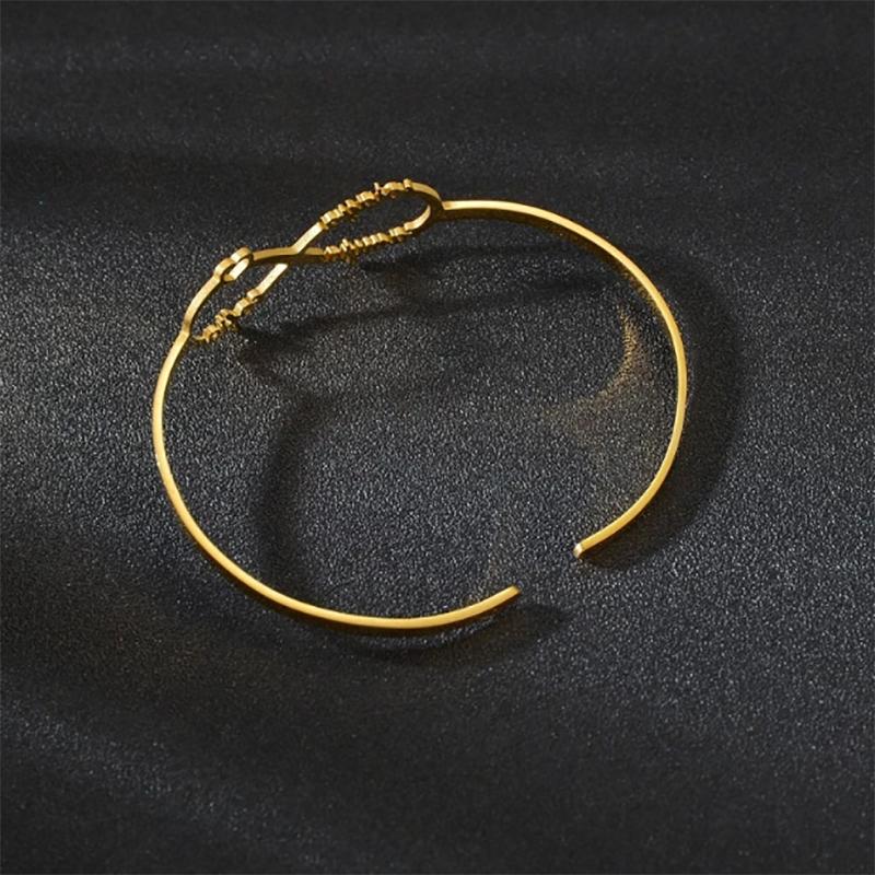 Classic Custom Open Bracelet Personalize Custom Bracelet Jewelry To Girlfriend Gift Rose Gold Stainless Steel Jewelry
Classic Custom Open Bracelet Personalize Custom Bracelet Jewelry To Girlfriend Gift Rose Gold Stainless Steel Jewelry