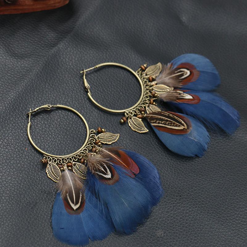 Dangle & Chandelier Vintage Feather Long Earrings For Women Tassel Pendant Earring Female Bohemia Pendientes Round Hanging Brincos Da Moda
Dangle & Chandelier Vintage Feather Long Earrings For Women Tassel Pendant Earring Female Bohemia Pendientes Round Hanging Brincos Da Moda
