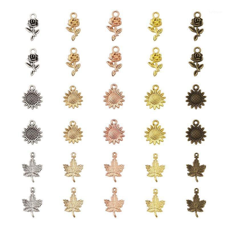 150pcs/box Alloy Pendants Charm Sunflower Rose Flower Tibetan Style for Jewelry Making DIY Bracelet Necklace1
150pcs/box Alloy Pendants Charm Sunflower Rose Flower Tibetan Style for Jewelry Making DIY Bracelet Necklace1
