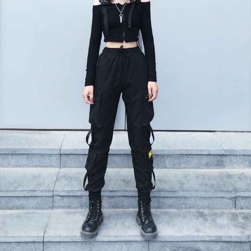 2021 Female Black Spring Army Cargo Unisex Hip Hop Bf Harajuku Joggers Waist High Overalls Loose Casual Pants Fvwx
2021 Female Black Spring Army Cargo Unisex Hip Hop Bf Harajuku Joggers Waist High Overalls Loose Casual Pants Fvwx