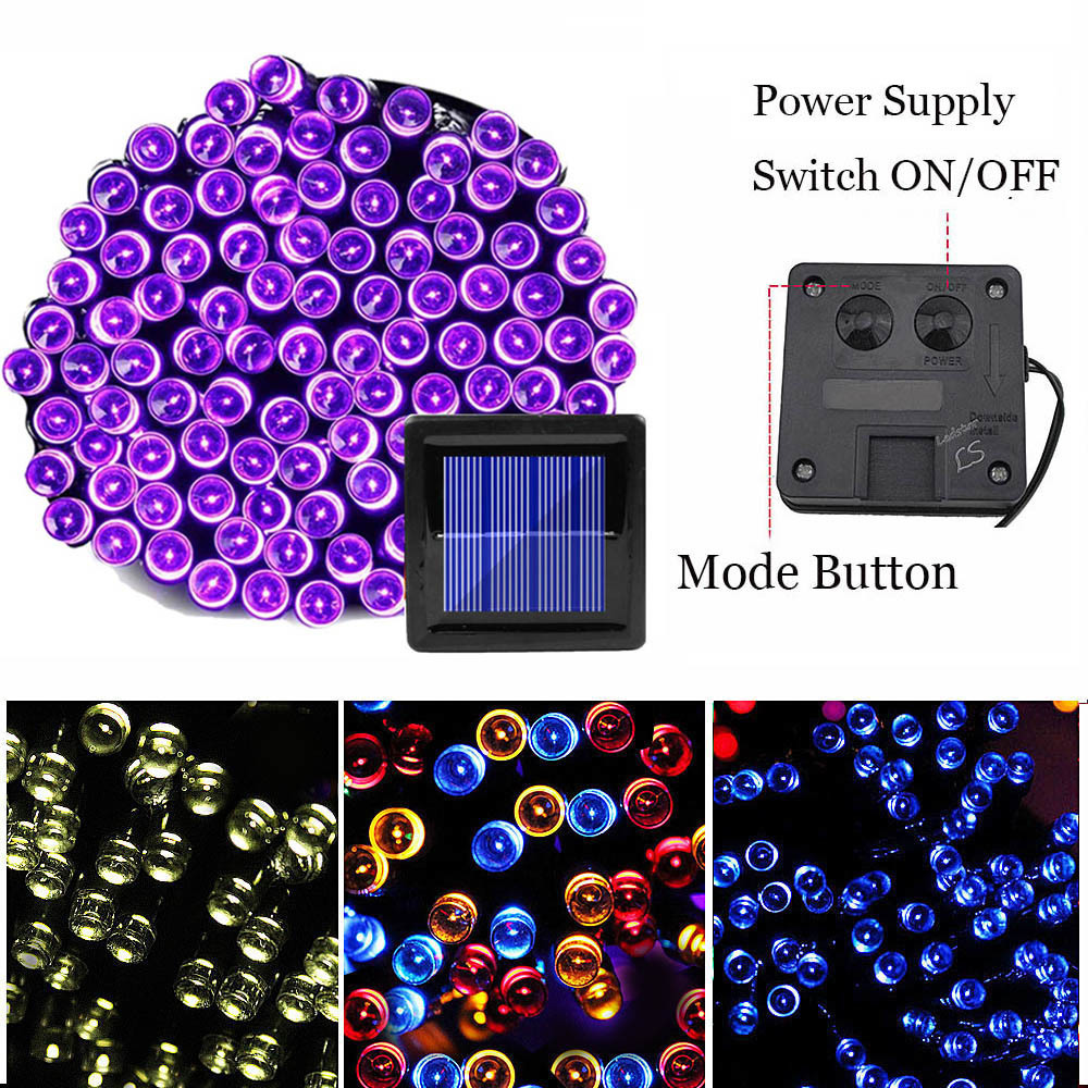 22M Christmas Lights Outdoor Solar Powered Garland Fairy Light for Street Backyard Decor Party 200/100 Led Chain Lighting String 201006
22M Christmas Lights Outdoor Solar Powered Garland Fairy Light for Street Backyard Decor Party 200/100 Led Chain Lighting String 201006