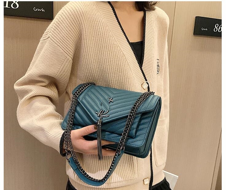 Fashion Women's Bag Small Fragrant Style Lingge Chain Shoulder Crossbody Messenger handbags 035, Multi
Fashion Women's Bag Small Fragrant Style Lingge Chain Shoulder Crossbody Messenger handbags 035, Multi