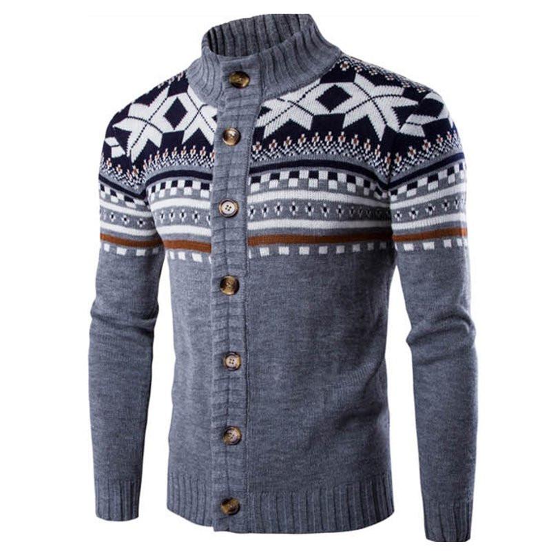 Winter Vintage Men Sweater Cardigan Knitted Warm Long Sleeve Printed Button Sweaters Christmas Men Pullovers 2021 Streetwear, Black
Winter Vintage Men Sweater Cardigan Knitted Warm Long Sleeve Printed Button Sweaters Christmas Men Pullovers 2021 Streetwear, Black