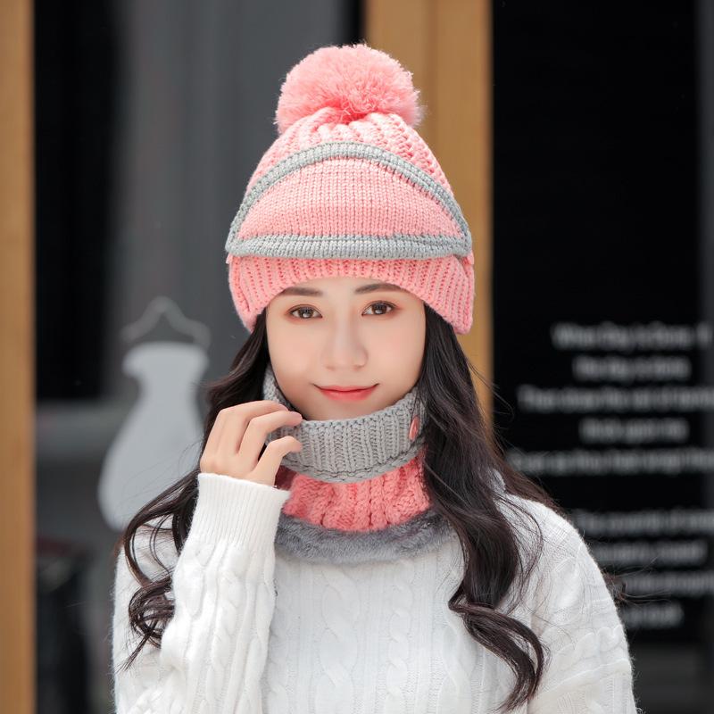 Women Hat Winter Thick Wool Cap Windproof Warm Knit Cap Mask Neck Three Sets Skullies & Beanies, Red
Women Hat Winter Thick Wool Cap Windproof Warm Knit Cap Mask Neck Three Sets Skullies & Beanies, Red