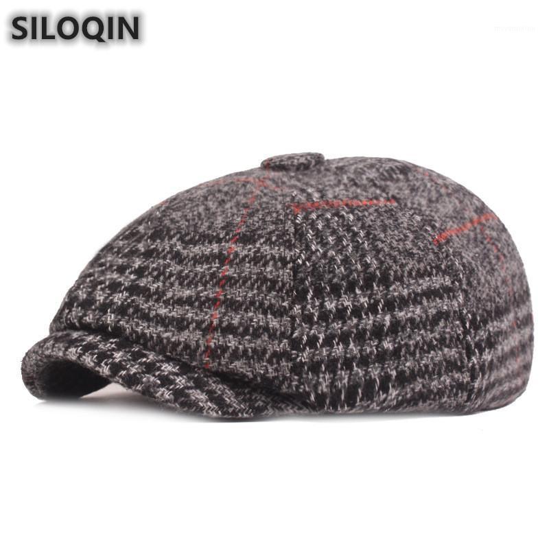 SILOQIN New Winter Men's Wool Beret Warm Thick Fashion Berets Hat Men Brands Caps Snapback Cap Dad's Hats Men's Flat Cap1, Color-3
SILOQIN New Winter Men's Wool Beret Warm Thick Fashion Berets Hat Men Brands Caps Snapback Cap Dad's Hats Men's Flat Cap1, Color-3