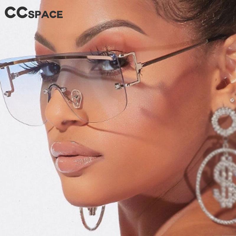46589 Oversized Rimless One Lens Goggle Sunglasses Men Women Fashion Shades UV400 Vintage Glasses
46589 Oversized Rimless One Lens Goggle Sunglasses Men Women Fashion Shades UV400 Vintage Glasses