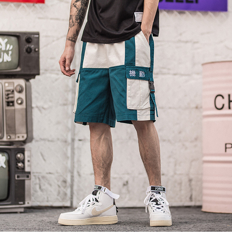 2020 Shorts Color Block Summer Hip Hop Cargo Short Streetwear Men Jogger Short Cotton Casual Sweatpants Men, Green
2020 Shorts Color Block Summer Hip Hop Cargo Short Streetwear Men Jogger Short Cotton Casual Sweatpants Men, Green