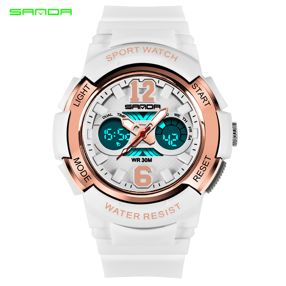 SANDA Women Sports Watches Fashion Waterproof LED Multifunction Digital Wristwatches Quartz Watch Montre Femme Relogio Feminino 201114, Black
SANDA Women Sports Watches Fashion Waterproof LED Multifunction Digital Wristwatches Quartz Watch Montre Femme Relogio Feminino 201114, Black