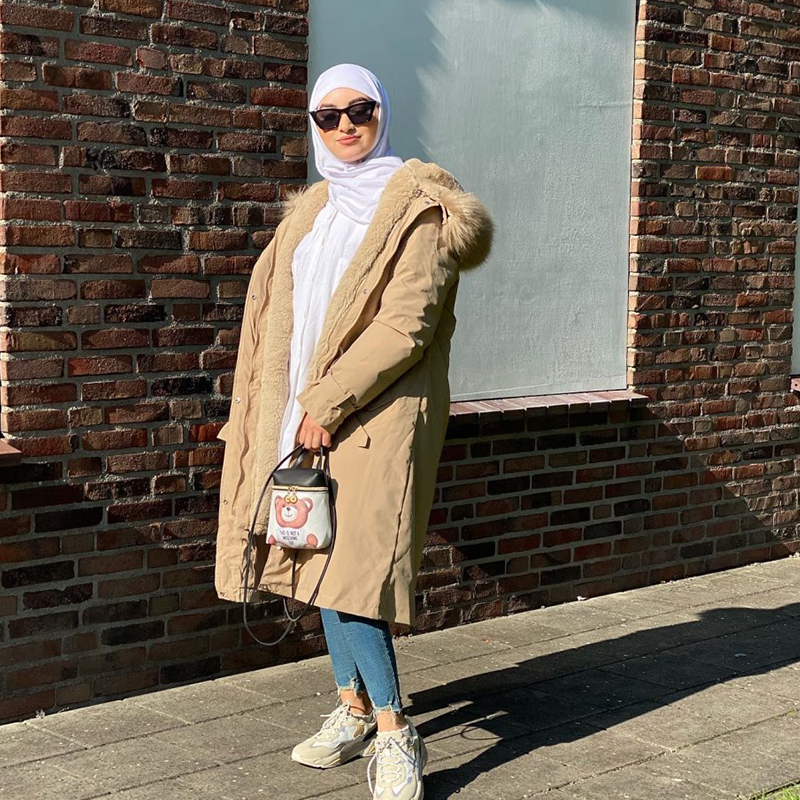 Fitaylor New Winter Long Coat Women Warm Thickness Hooded Parkas Plus Size Large Fur Collar Embroidery Jackets Padded Coats 201031