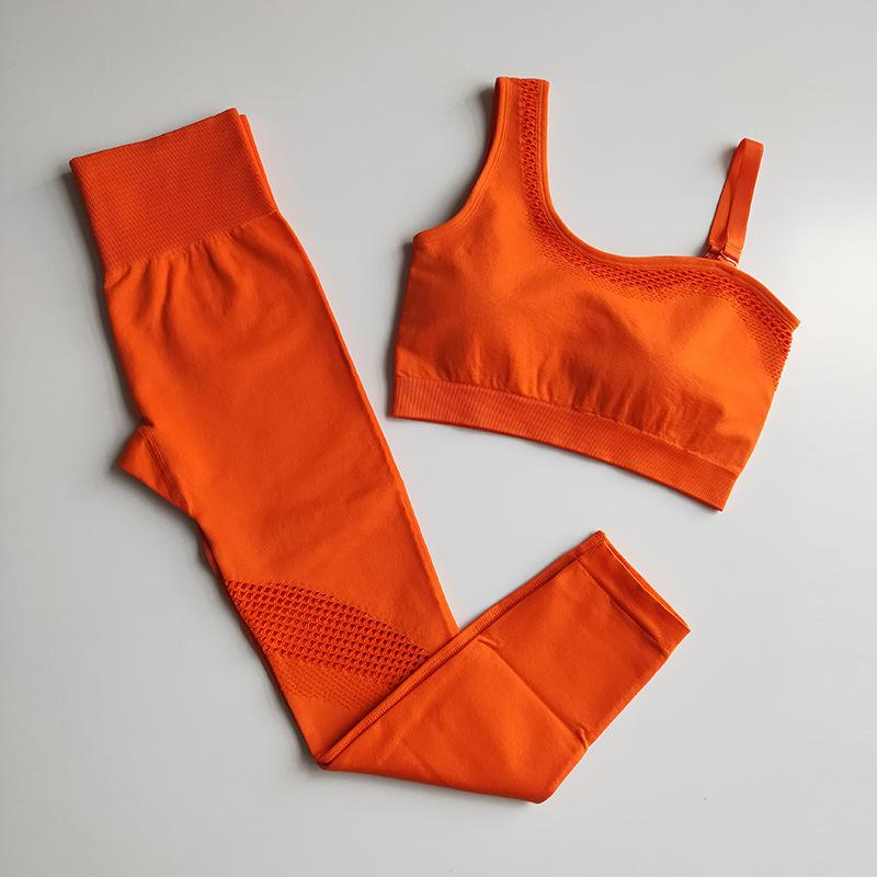 2pcs/set Women Yoga Sets 10 Colors Gym Clothing Exercise Clothing for Women One-shoulder Sexy Bra& High Waisted Sports Leggings, Yellow
2pcs/set Women Yoga Sets 10 Colors Gym Clothing Exercise Clothing for Women One-shoulder Sexy Bra& High Waisted Sports Leggings, Yellow