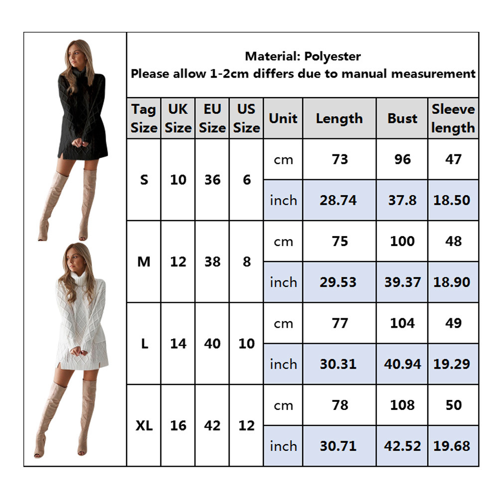 New Spring Women Turtleneck Sweater Dress Sexy Twist thickened Winter Long Sleeve Knitted Dress Warm Pullovers Female D30 201017