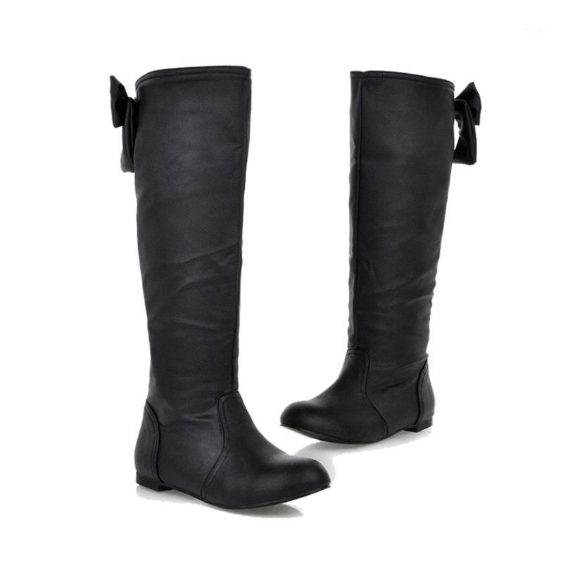Autumn Winter WomenBoot WomenWinter Boots Comfortable Bowknot Flat Round Toe Thigh High Boots#1, Black
Autumn Winter WomenBoot WomenWinter Boots Comfortable Bowknot Flat Round Toe Thigh High Boots#1, Black