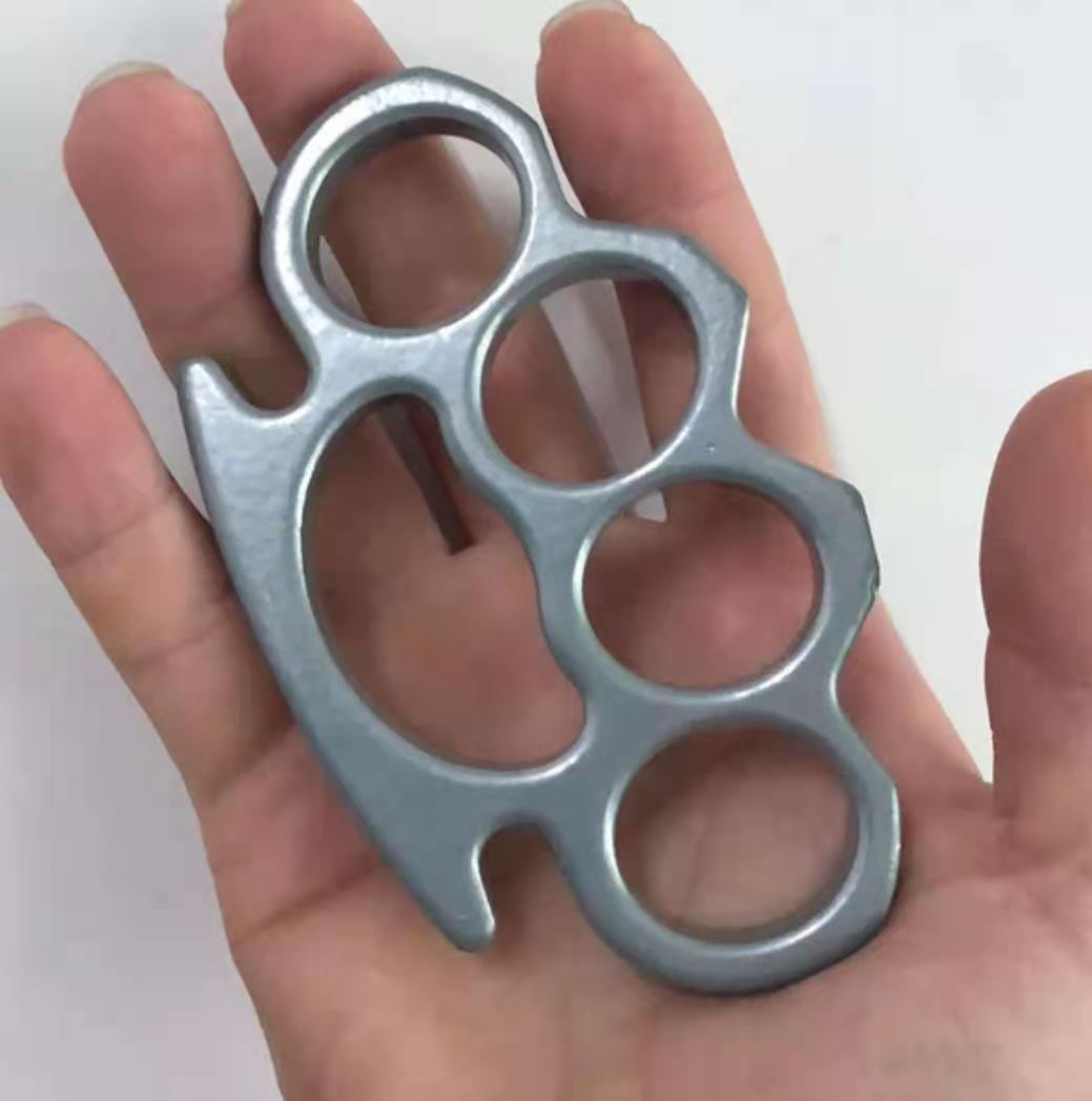 Boxing set legal self-defense weapon punch round head iron four finger tiger hand clasp fist buckle defense tiger ring finger clasp hand 006
Boxing set legal self-defense weapon punch round head iron four finger tiger hand clasp fist buckle defense tiger ring finger clasp hand 006