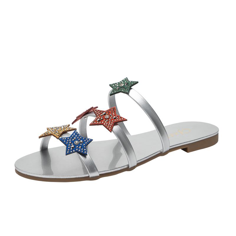Creative Women Slippers Star Decoration Girl Sandals Rhinestone Candy Color Flip Flops Plus Size 42 Indoor Outdoor Shoes, Black
Creative Women Slippers Star Decoration Girl Sandals Rhinestone Candy Color Flip Flops Plus Size 42 Indoor Outdoor Shoes, Black