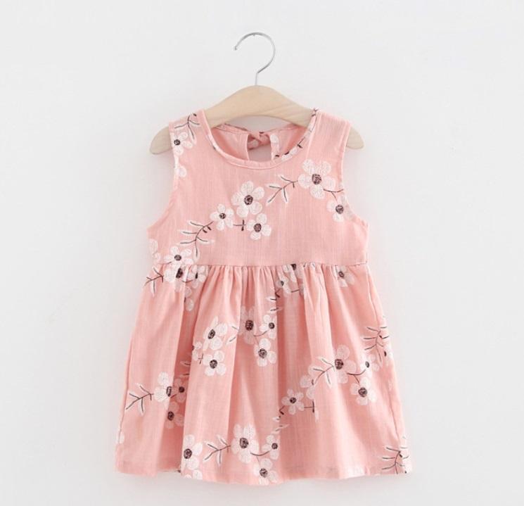 2018 New Summer Baby Girls Dress O-Neck Embroidery Floral Sleeveless Vest Dress Lovely Toddler Clothing Children Tutu Dresses1, Pink
2018 New Summer Baby Girls Dress O-Neck Embroidery Floral Sleeveless Vest Dress Lovely Toddler Clothing Children Tutu Dresses1, Pink