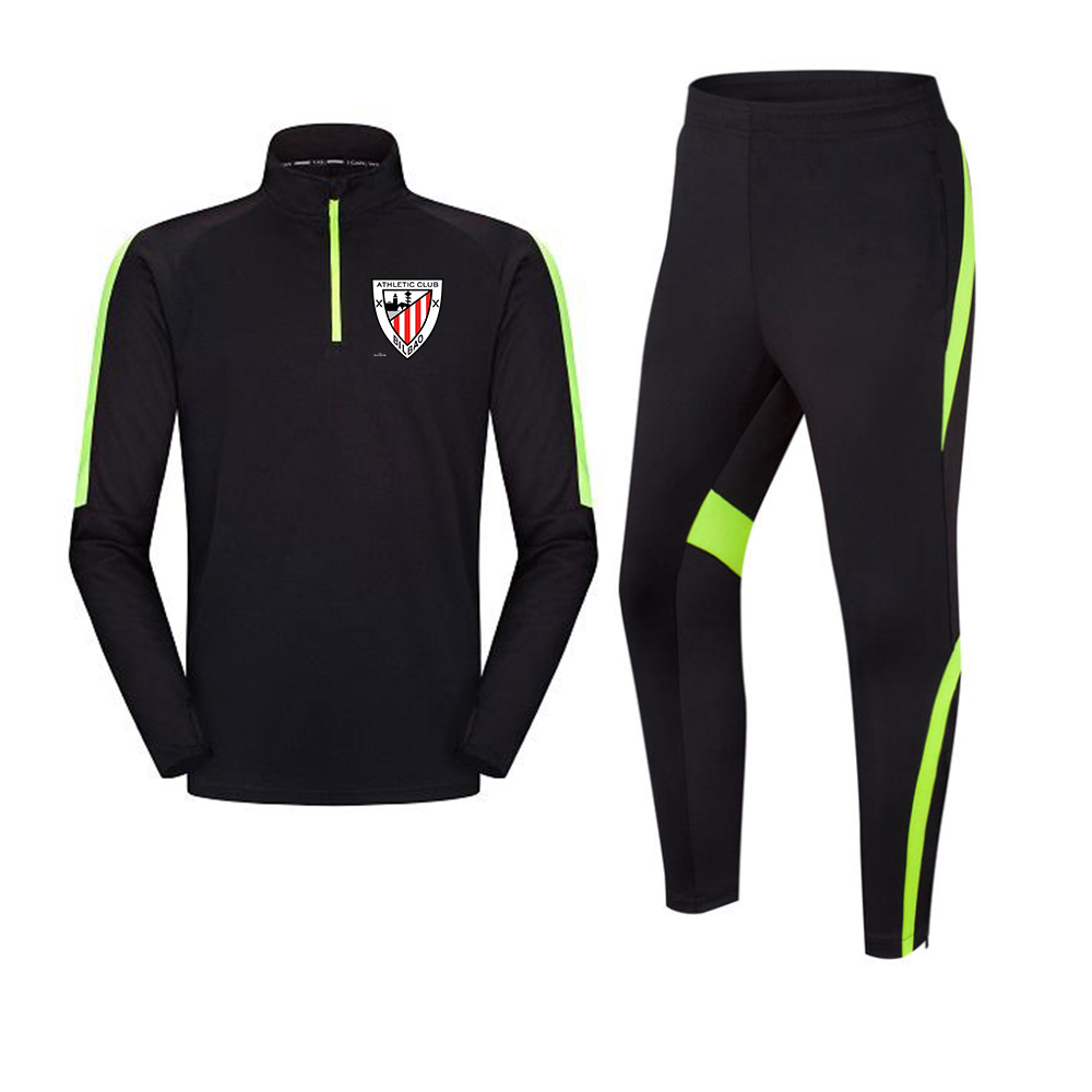 Athletic Bilbao Football Club men's football suit loose and comfortable Kids running training suit Autumn and Winter Soccer Tracksuits, Black;blue
Athletic Bilbao Football Club men's football suit loose and comfortable Kids running training suit Autumn and Winter Soccer Tracksuits, Black;blue