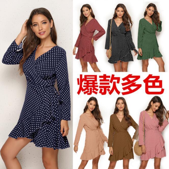 designer Autumn dress Sexy wave point flounces irregular autumn dress 2019hot sale women dress new arrival1, Apricot
designer Autumn dress Sexy wave point flounces irregular autumn dress 2019hot sale women dress new arrival1, Apricot