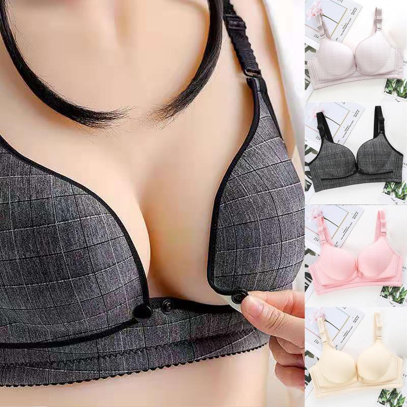 New and High Quality Lactation without steel ring front open button pregnant women's Fashionable comfortable and soft underwear, Bk
New and High Quality Lactation without steel ring front open button pregnant women's Fashionable comfortable and soft underwear, Bk