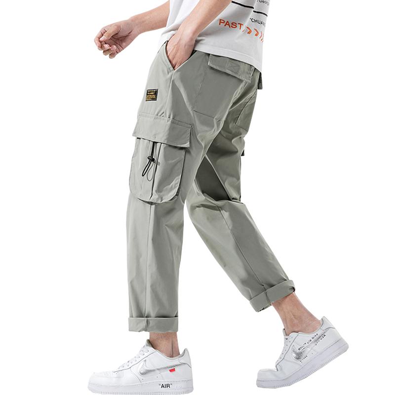 2020 New Streetwear Men's Multi Pockets Cargo Harem Pants Hip Hop Casual Male Track Pants Joggers Trousers Harajuku Men, Black
2020 New Streetwear Men's Multi Pockets Cargo Harem Pants Hip Hop Casual Male Track Pants Joggers Trousers Harajuku Men, Black