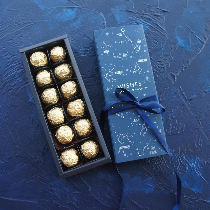 24*9*3.5CM 10 set deep sapphire blue silver constellation Chocolate Paper Box valentine Christmas Birthday Party Gifts Packing
24*9*3.5CM 10 set deep sapphire blue silver constellation Chocolate Paper Box valentine Christmas Birthday Party Gifts Packing