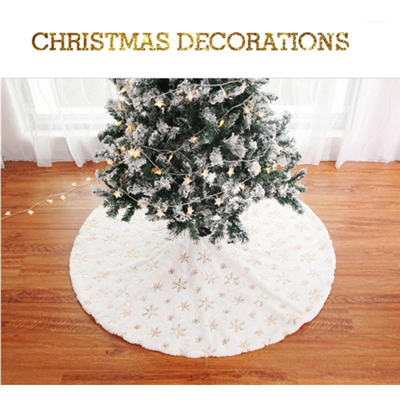 Snowflake 140CM White Plush Christmas Tree Skirt Aprons Christmas Tree Carpet Decorations for Home New Year Xmas Decor1
Snowflake 140CM White Plush Christmas Tree Skirt Aprons Christmas Tree Carpet Decorations for Home New Year Xmas Decor1