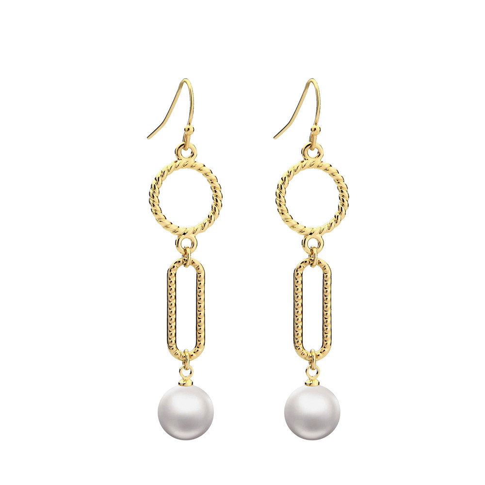 VAROLE Elegant Round Simulated Pure Love Pearl Drop Earrings for Women Gold Color Copper Fashion Jewelry Brincos
VAROLE Elegant Round Simulated Pure Love Pearl Drop Earrings for Women Gold Color Copper Fashion Jewelry Brincos