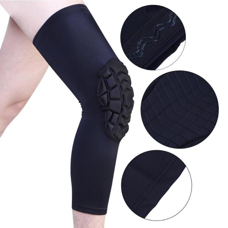 1PCS Knee Pads Sports Brace Running Fitness Honeycomb Ball Elastic Protector Compression Leg Sleeve Sport Safe for Support Knee, Black
1PCS Knee Pads Sports Brace Running Fitness Honeycomb Ball Elastic Protector Compression Leg Sleeve Sport Safe for Support Knee, Black