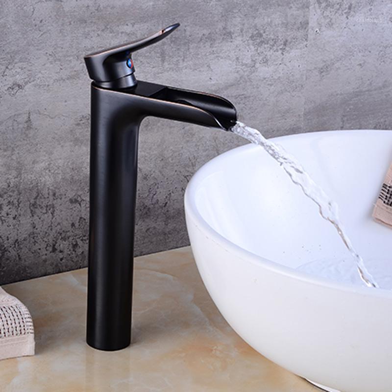 Copper cold and hot basin faucet single-hole toilet washbasin basin waterfall type high and low faucet1
Copper cold and hot basin faucet single-hole toilet washbasin basin waterfall type high and low faucet1