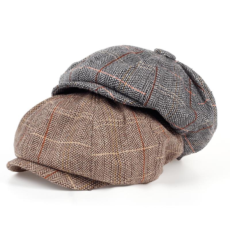 Berets 2021 Fashion Gentleman Octagonal Cap Sboy Beret Hat Autumn And Winter For Men's Models Flat Caps, Khaki
Berets 2021 Fashion Gentleman Octagonal Cap Sboy Beret Hat Autumn And Winter For Men's Models Flat Caps, Khaki