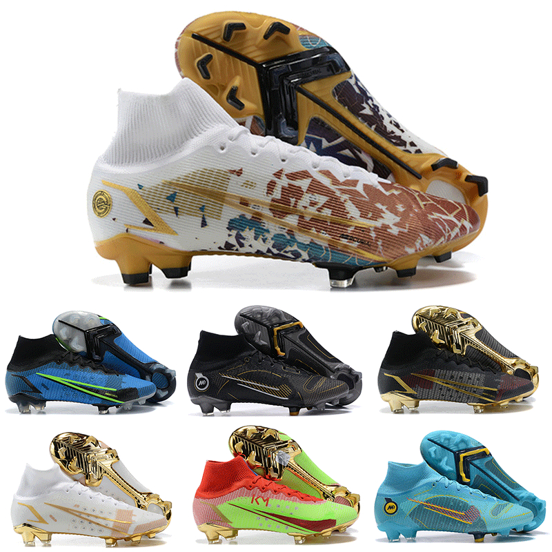 2022 Newest Mercurial Superfly 8 Elite FG Football Shoes High Quality CR7 Mbappé Mbappe Soccer Cleats Boots Outdoor size39-45
2022 Newest Mercurial Superfly 8 Elite FG Football Shoes High Quality CR7 Mbappé Mbappe Soccer Cleats Boots Outdoor size39-45