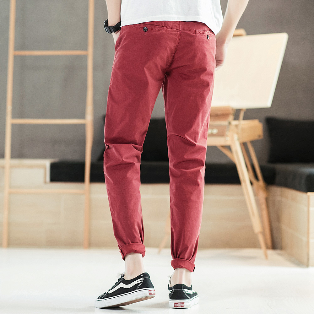 2021 Korean-style Solid Trousers of Cotton Men Slim Fit Pencils Cargo Pants New Autumn Winter Clothes F78 G2JD, Army green.
2021 Korean-style Solid Trousers of Cotton Men Slim Fit Pencils Cargo Pants New Autumn Winter Clothes F78 G2JD, Army green.