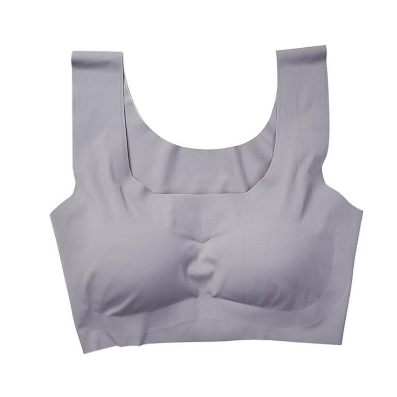 Women Sports Bra Yoga Sexy Smooth Soft Skin-friendly Running Breathable Seamless Wide Strap Solid Non Wired Removable Pad, Grey
Women Sports Bra Yoga Sexy Smooth Soft Skin-friendly Running Breathable Seamless Wide Strap Solid Non Wired Removable Pad, Grey