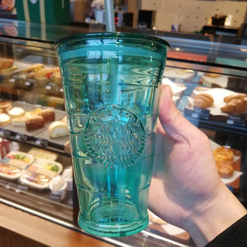 The Summer Starbucks Green Glass straw cup 16oz Relief Mermaid logo heat insulation Glass Coffee mug 18oz Ice cup for cola fruit juice
The Summer Starbucks Green Glass straw cup 16oz Relief Mermaid logo heat insulation Glass Coffee mug 18oz Ice cup for cola fruit juice