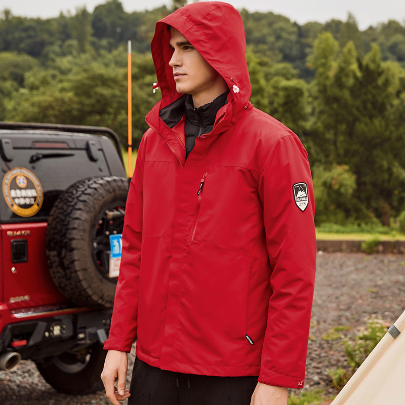 2021 The New Wind-proof Hot Autumn Men's Style Couple's Outdoors Three-in-one Detachable Two-piece Jacket H7oe, Purplish blue men.
2021 The New Wind-proof Hot Autumn Men's Style Couple's Outdoors Three-in-one Detachable Two-piece Jacket H7oe, Purplish blue men.