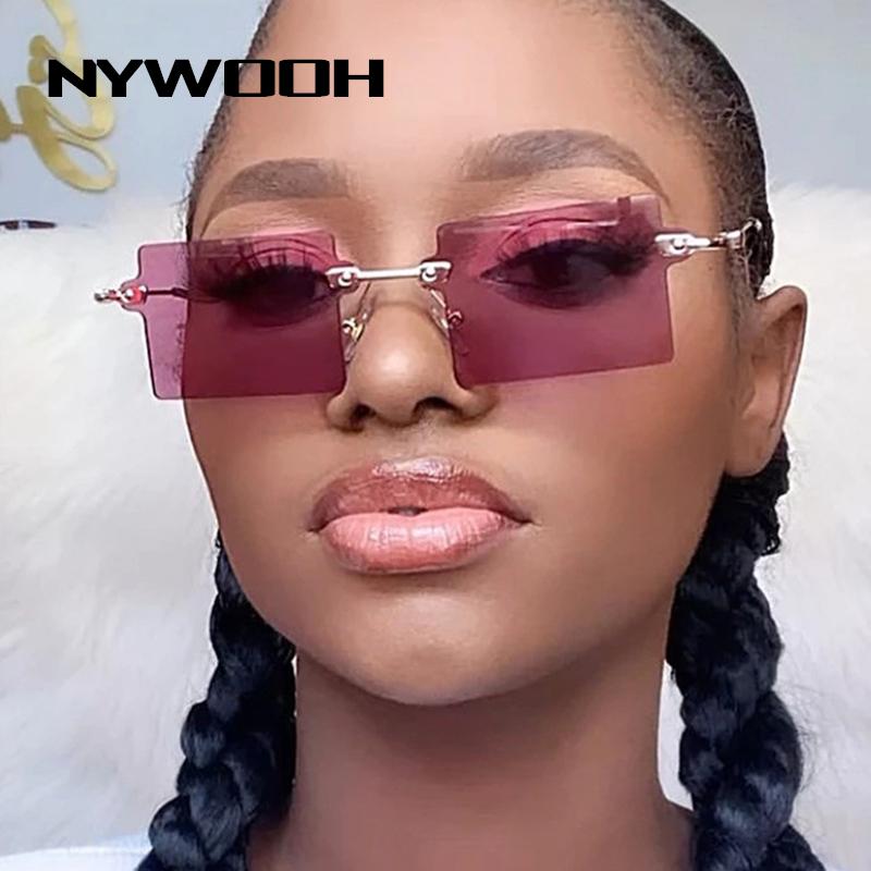 NYWOOH Retro Sunglasses Women Brand Designer Fashion Rimless Square Sun Glasses Shades Cutting Lens Ladies Frameless Eyeglasses
NYWOOH Retro Sunglasses Women Brand Designer Fashion Rimless Square Sun Glasses Shades Cutting Lens Ladies Frameless Eyeglasses
