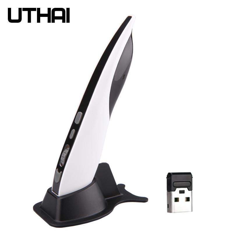UTHAI DB34 Wireless Mouse Pen Mouse Pen USB Wireless 2.4G Computer Smart TV Built-in Laser Pointer Stylish, compact
UTHAI DB34 Wireless Mouse Pen Mouse Pen USB Wireless 2.4G Computer Smart TV Built-in Laser Pointer Stylish, compact