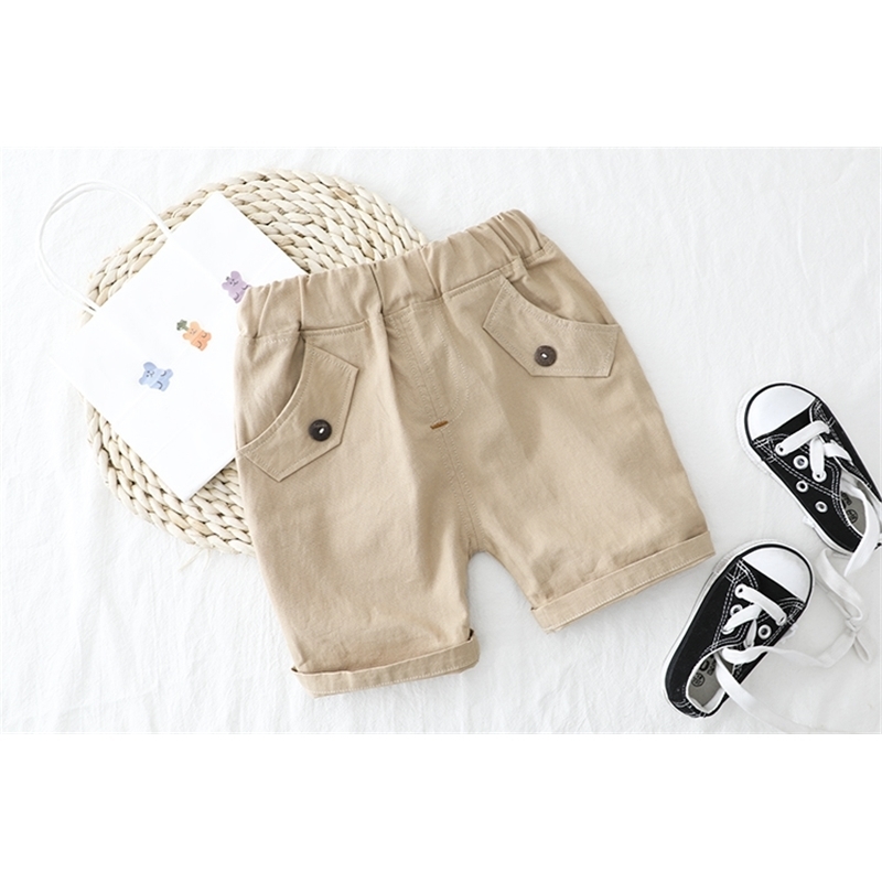HYLKIDHUOSE Baby Boys Girls Clothing Sets 2020 Summer Short Sleeve Cartoon T Shirt Shorts Infant Children Vacation Clothes LJ200917