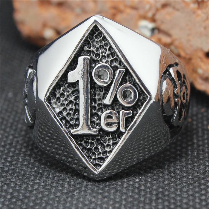 2020 Cool 316L Stainless Steel Biker 1% er Skull Ring Mens Motorcycle Biker Band Party Ring
2020 Cool 316L Stainless Steel Biker 1% er Skull Ring Mens Motorcycle Biker Band Party Ring