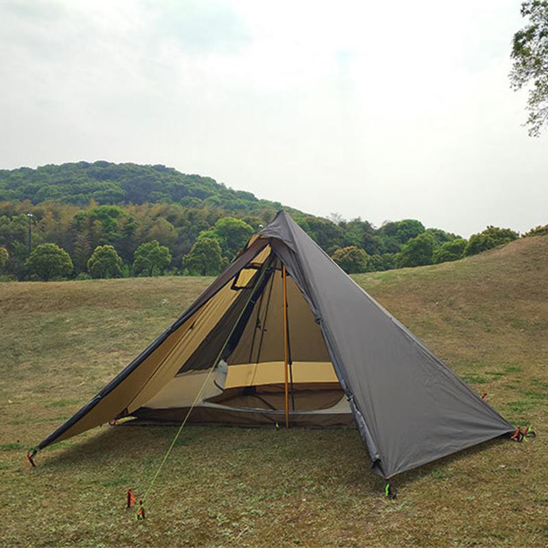 Pyramid Tent Ultralight Tent With Two Door Tents Outdoor Camping Teepee 3-4Person 20D Silicone Nylon Tents For Camping
Pyramid Tent Ultralight Tent With Two Door Tents Outdoor Camping Teepee 3-4Person 20D Silicone Nylon Tents For Camping