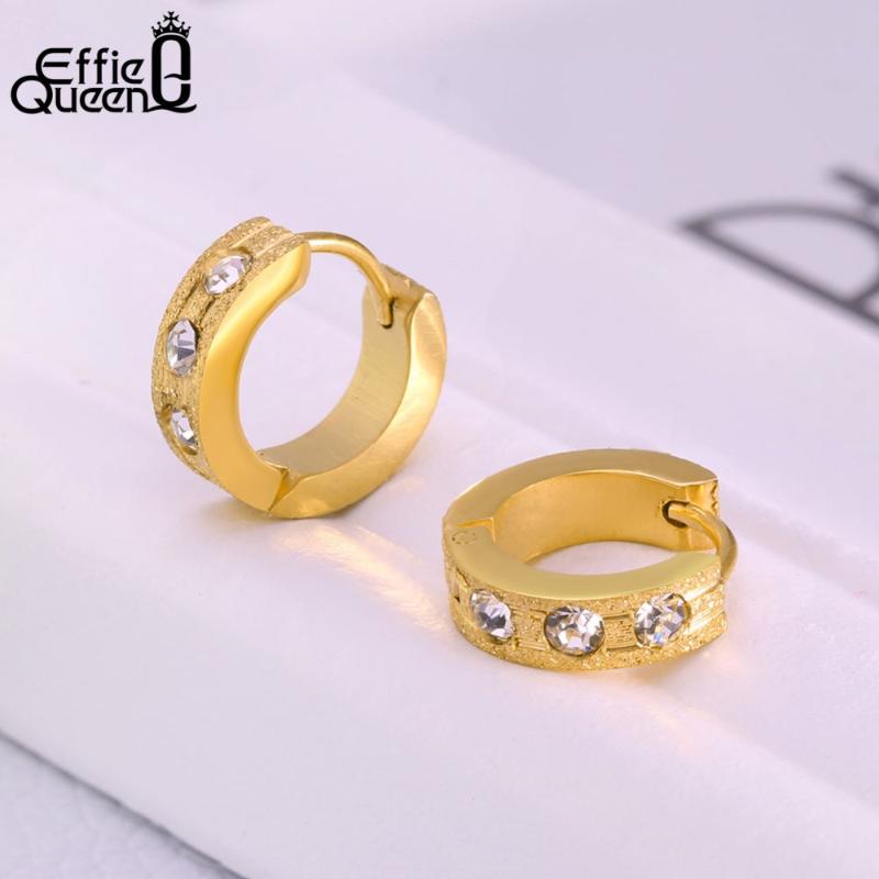 Effie Queen 2020 Unique Round Shaped Piercing Small Hoop Earring for Women Gold-color Earrings Round CZ Jewelry for Men IE89
Effie Queen 2020 Unique Round Shaped Piercing Small Hoop Earring for Women Gold-color Earrings Round CZ Jewelry for Men IE89