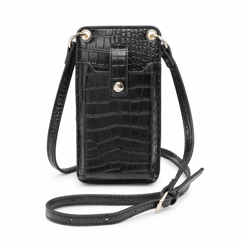 HBP Crocodile pattern Fashion wallet with Universal mobile phone case PU leather Hasp wallet flip anti-fall protective cover