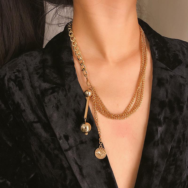 AE-CANFLY 2020 New Fashion Long Fringed Devil's Eye Item Chain Female Simple Creative Chain Custom Necklace
AE-CANFLY 2020 New Fashion Long Fringed Devil's Eye Item Chain Female Simple Creative Chain Custom Necklace