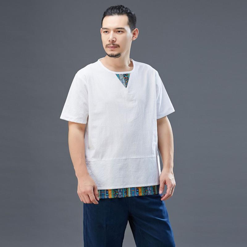Summer Men Yog Shirt Linen Loose Short Sleeve Printed T-shirt Jogger Exercise Casual Running Workout Shirt Sweatshirt Sportswear, White
Summer Men Yog Shirt Linen Loose Short Sleeve Printed T-shirt Jogger Exercise Casual Running Workout Shirt Sweatshirt Sportswear, White