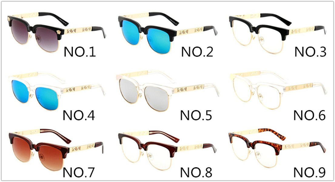 2166 Sunglasses Retro Round Frame Glasses Classic Brand Designer Sun Glasses For Men Women Driving UV400 Metal Half Frame
2166 Sunglasses Retro Round Frame Glasses Classic Brand Designer Sun Glasses For Men Women Driving UV400 Metal Half Frame